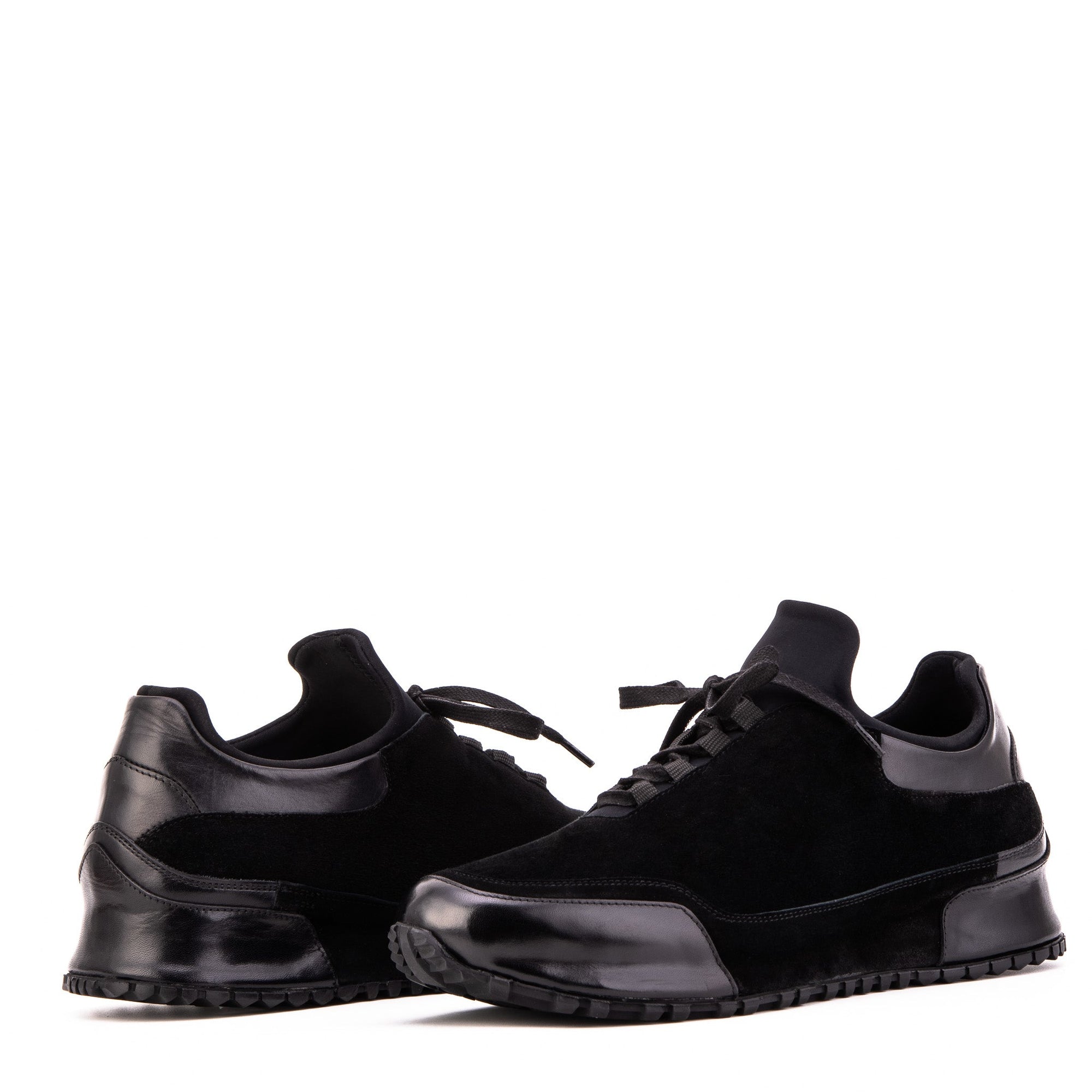 Vinci The Hudson Black Suede Men Sneaker
