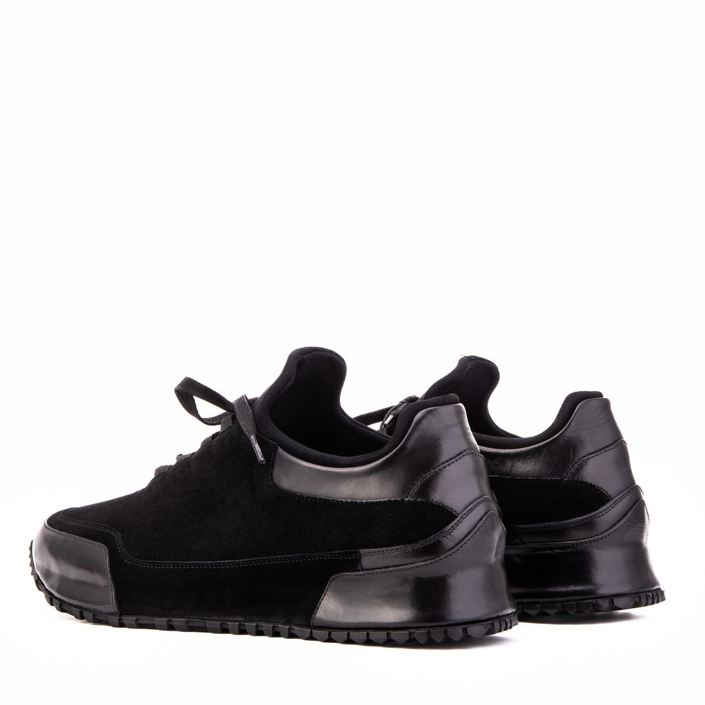 Vinci The Hudson Black Suede Men Sneaker