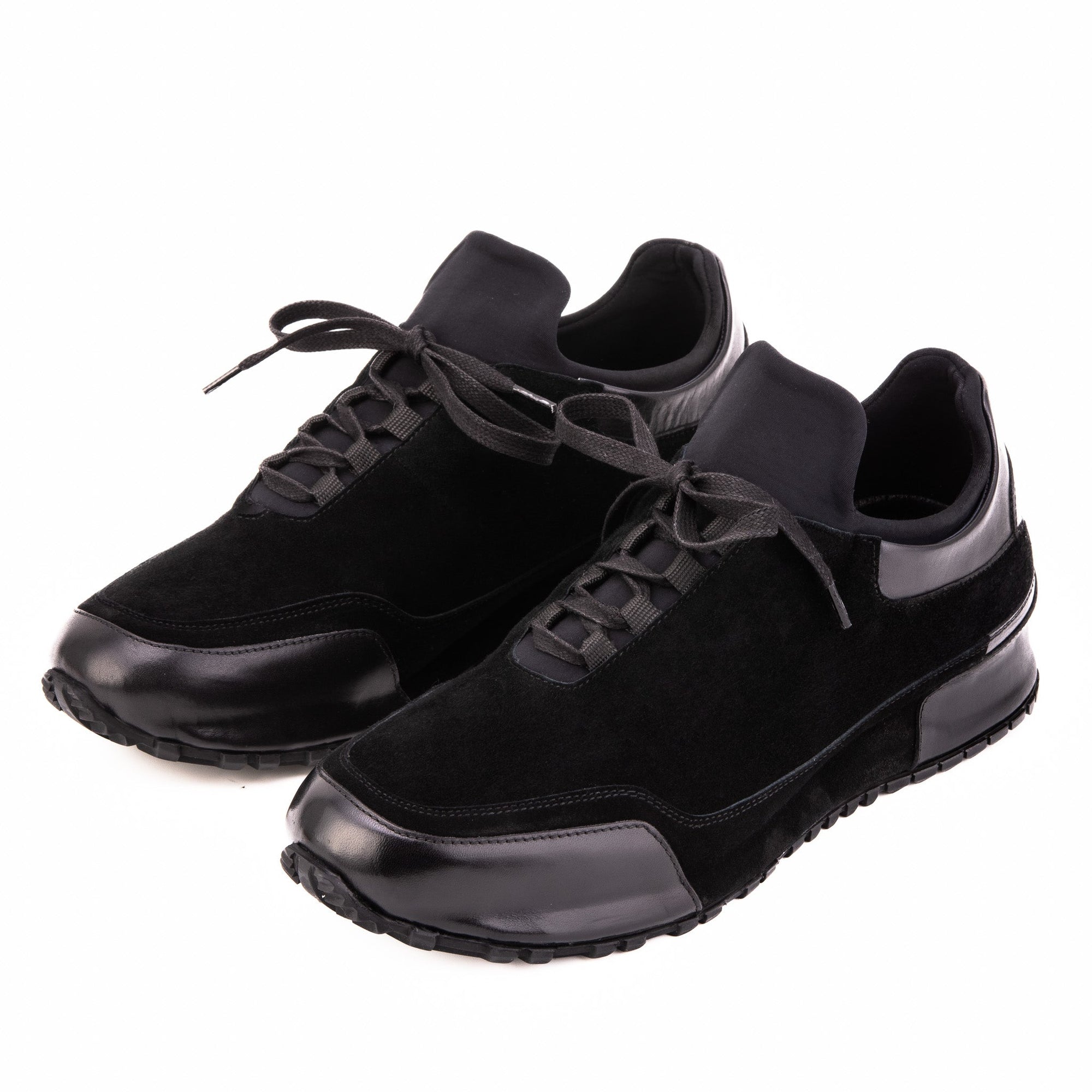 Vinci The Hudson Black Suede Men Sneaker