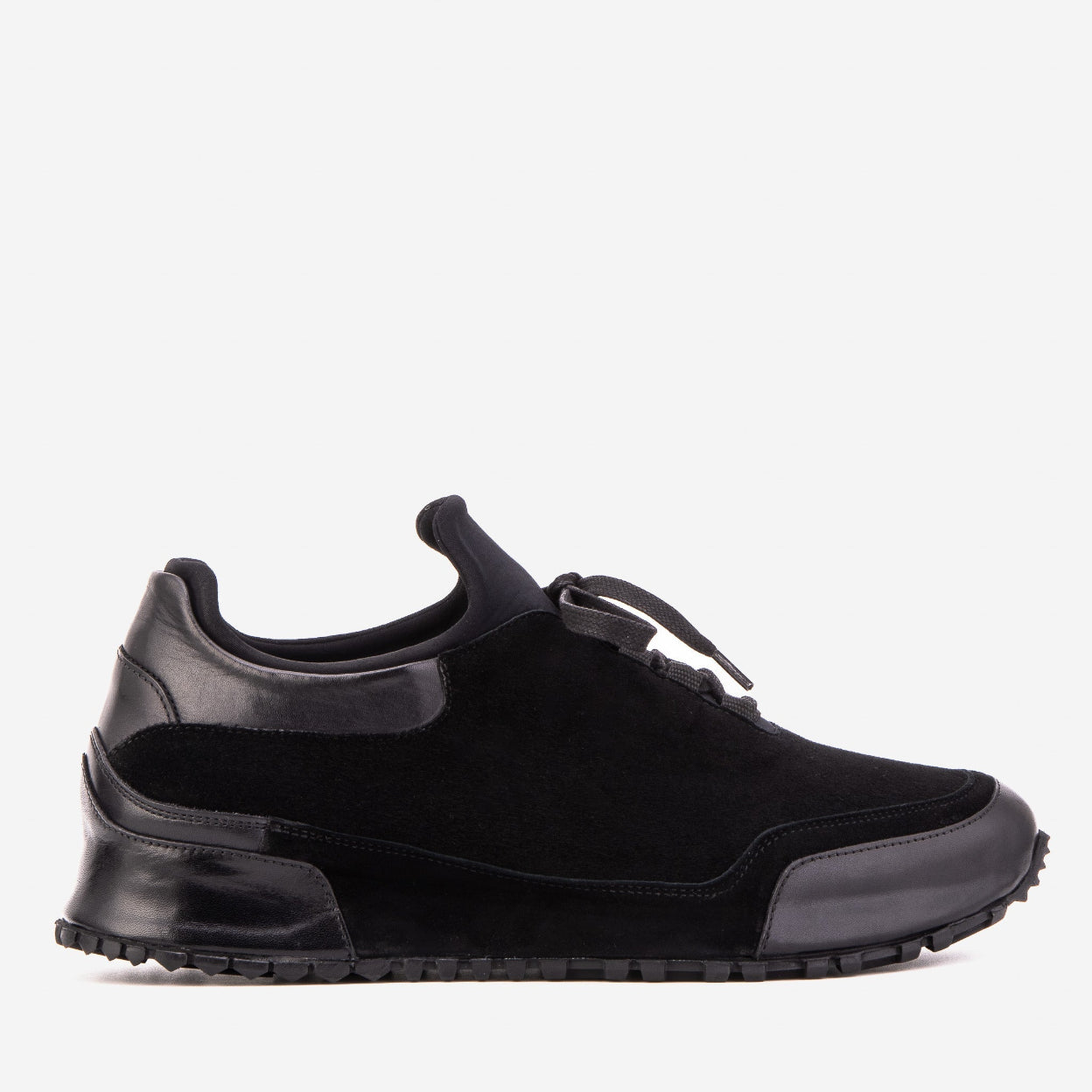 Vinci The Hudson Black Suede Men Sneaker