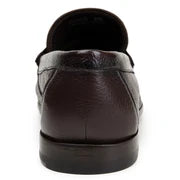 Belvedere Italian Deerskin Shoes Dario Penny Loafer Brown