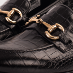 Vinci The Monaco Black Leather Men Shoe Bit Loafer