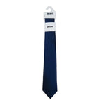 Men's Authentic DKNY Tie Classic Woven Silky Feel #DKNY1 Solid Navy Blue