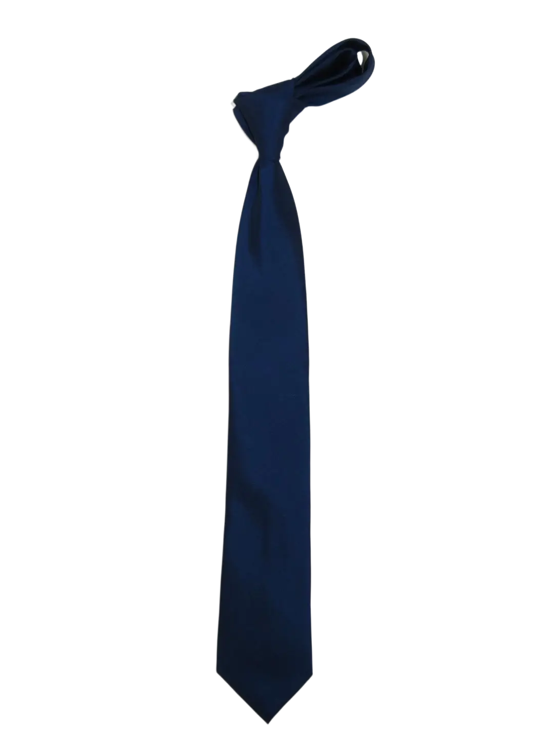 Men's Authentic DKNY Tie Classic Woven Silky Feel #DKNY1 Solid Navy Blue