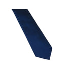 Men's Authentic DKNY Tie Classic Woven Silky Feel #DKNY1 Solid Navy Blue