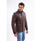Vinci The Modena Quilted Leather Men Jacket