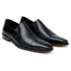 Belvedere Men's Shoes Italian Soft Deerskin ANDREO Black