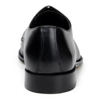 Belvedere Studio Men's Dress Shoes Alexander Deerskin Leather Black