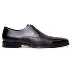 Belvedere Studio Men's Dress Shoes Alexander Deerskin Leather Brown