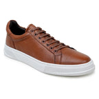 Matteo Black Belvedere Shoes Sneaker Deerskin Leather Ant. Tan