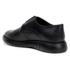 Belvedere Studio Enzo Men's Walking Lace Up Sneaker Leather Black