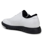Belvedere Men's Shoes Maxim Wingtip Rich Patent Leather White Sneaker