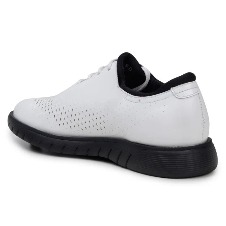 Belvedere Men's Shoes Maxim Wingtip Rich Patent Leather White Sneaker