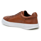 Matteo Black Belvedere Shoes Sneaker Deerskin Leather Ant. Tan