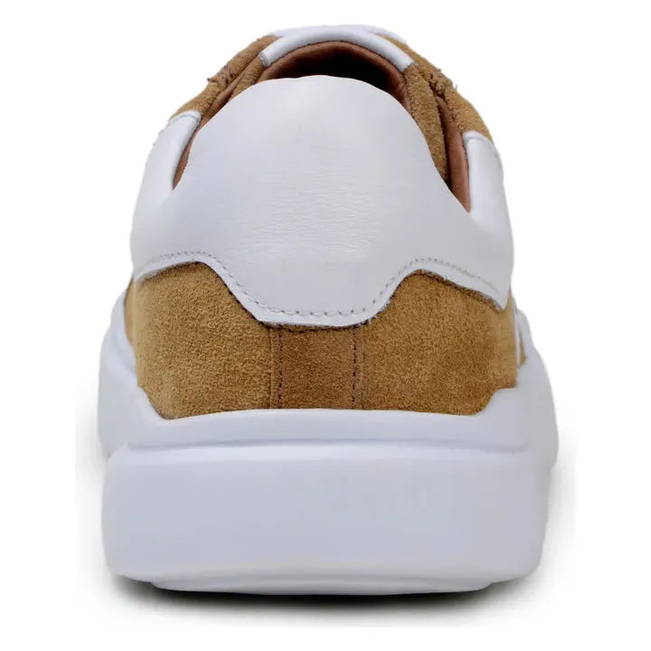 Belvedere Sneaker Suede Leather Olivier Tan/White Shoes