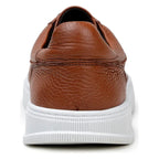 Matteo Black Belvedere Shoes Sneaker Deerskin Leather Ant. Tan