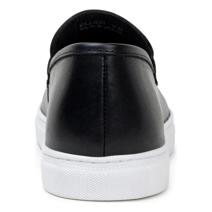 Belvedere Elliot Penny Loafer Walking Sneaker Italian Leather Black