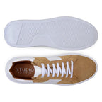 Belvedere Sneaker Suede Leather Olivier Tan/White Shoes