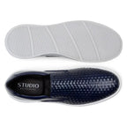 Belvedere Fernanado Sneaker Quality and Comfort Nappa Leather Navy