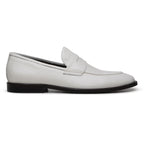 Belvedere Men's Shoes Slip On NOHR Italian luxury Deerskin White