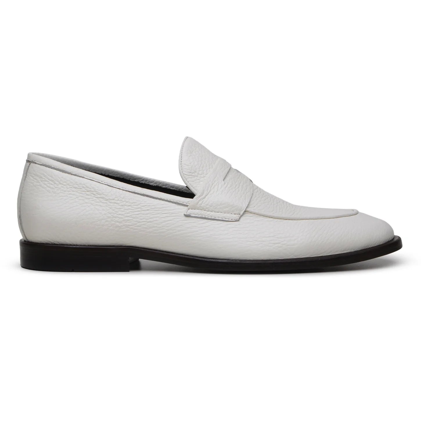 Belvedere Men's Shoes Slip On NOHR Italian luxury Deerskin White