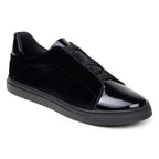 Men's Studio Belvedere SILVANO Plush Velvet Shoes Black Dressy