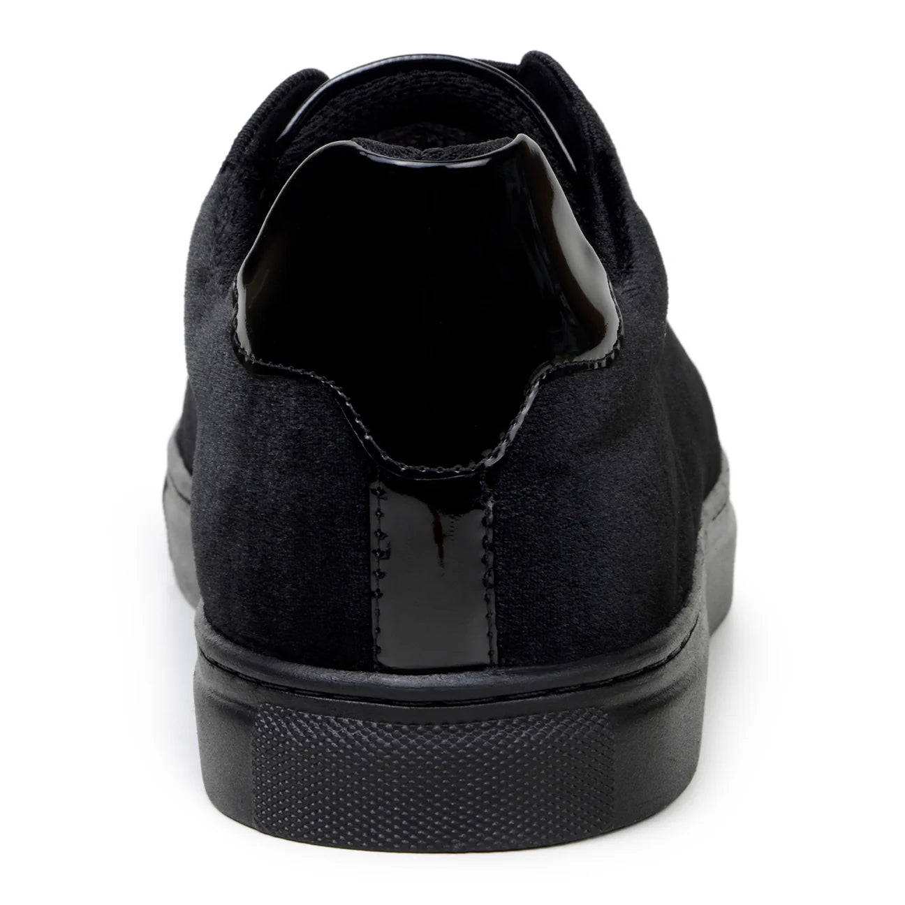 Men's Studio Belvedere SILVANO Plush Velvet Shoes Black Dressy