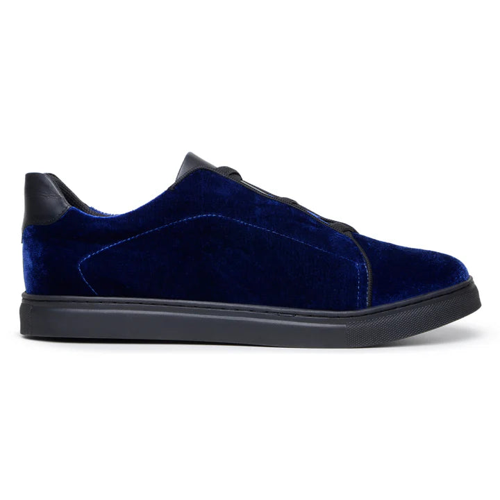 Belvedere Men's Walking Sneaker Midnight Velvet Eros Navy