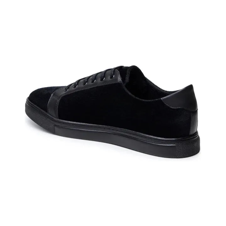 Belvedere Studio Formal Sneaker Prince Velvet Leather Black