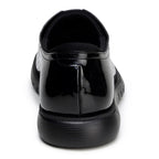 Belvedere Men's Shoes Maxim Wingtip Rich Patent Leather Black Sneaker