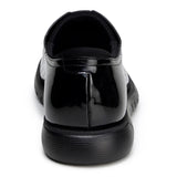 Belvedere Men's Shoes Maxim Wingtip Rich Patent Leather Black Sneaker