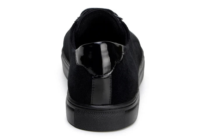 Belvedere Teo Sneaker Rich Velvet /Patent Leather Black
