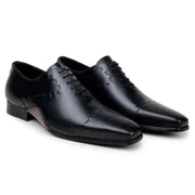Belvedere Men's Shoes Maestro Italian Calf Leather Opanka construction Black