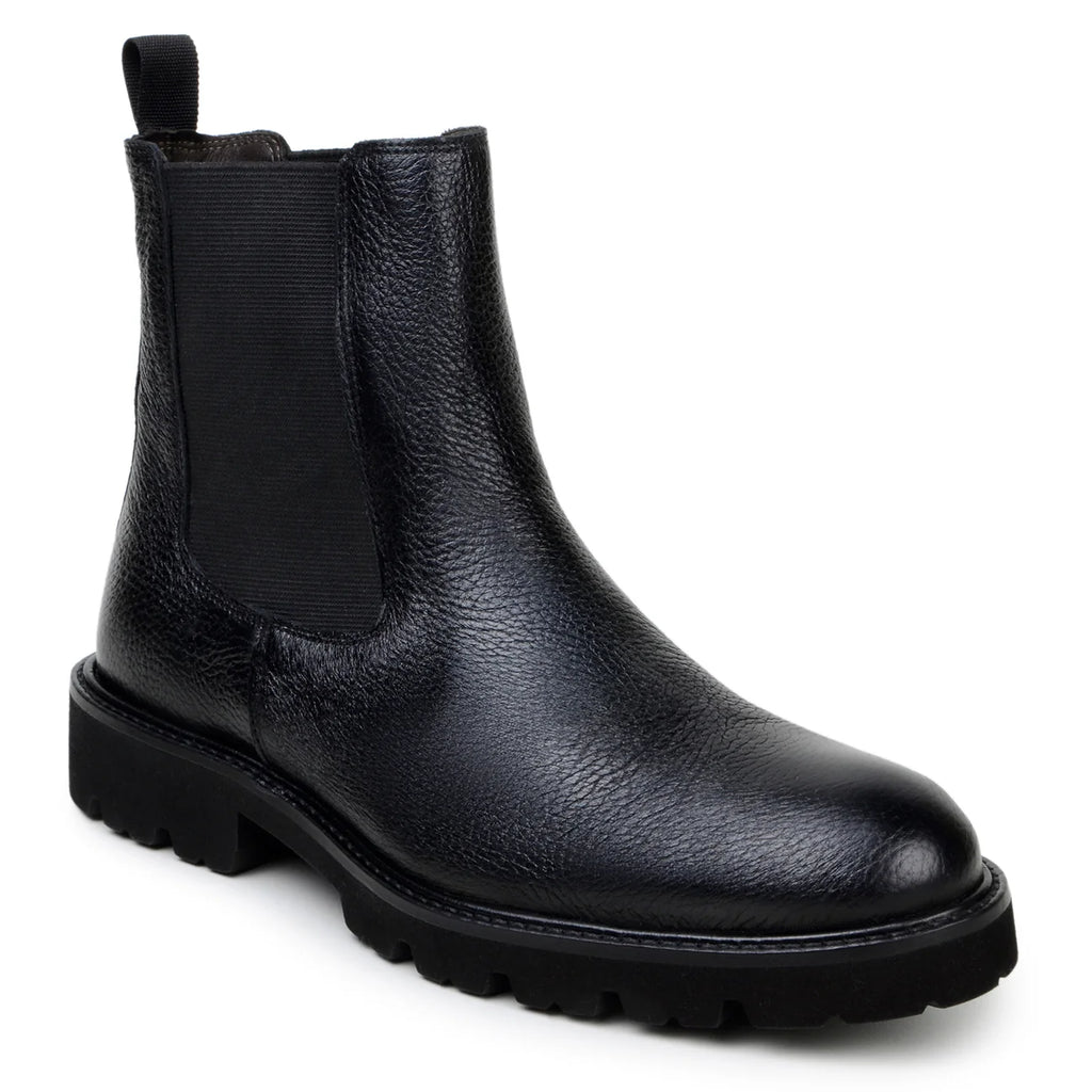 Belvedere Chesla Boots Asher  Italian Deerskin and supple Nappa Leather Black