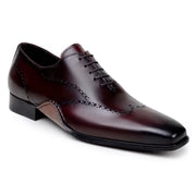 Belvedere Men's Shoes Otto Italian Calf Leather opanka Ant. Burgundy
