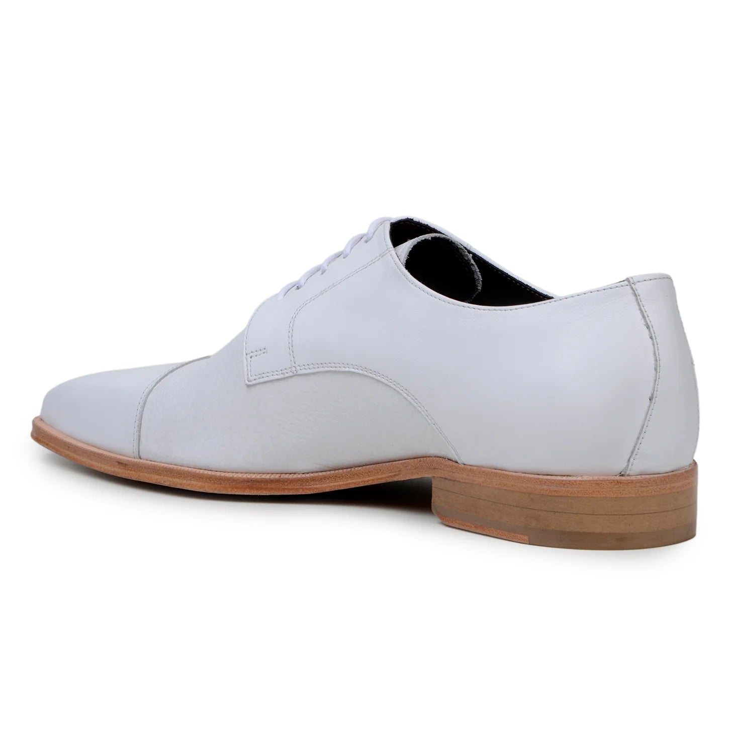 Belvedere Studio Men's Dress Shoes Alexander Deerskin Leather White