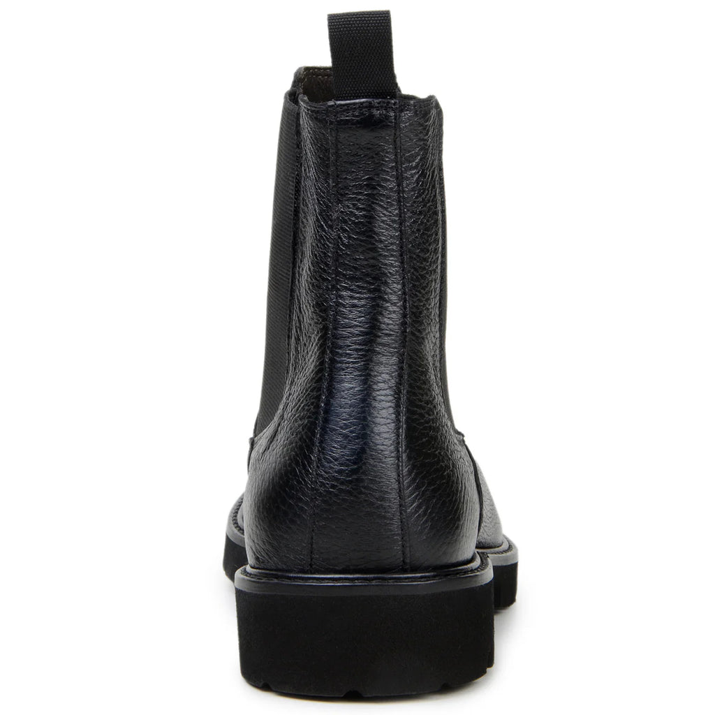 Belvedere Chesla Boots Asher  Italian Deerskin and supple Nappa Leather Black