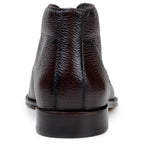 Belvedere Axel Boot Italian Deer skin, Nappa Soft Leather Lace Up Brown