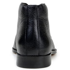 Belvedere Axel Boots Italian Deerskin, Soft Napa Leather Lace Up Black