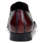 Belvedere Men's Shoes Otto Italian Calf Leather opanka Ant. Burgundy