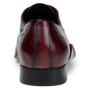 Belvedere Men's Shoes Otto Italian Calf Leather opanka Ant. Burgundy