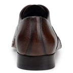 Belvedere Men's Shoes Saggio Opanka Italian Calf Leather Lace Up Tabacco