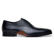Belvedere Men's Shoes Saggio Opanka Italian Calf Leather Lace Up Black