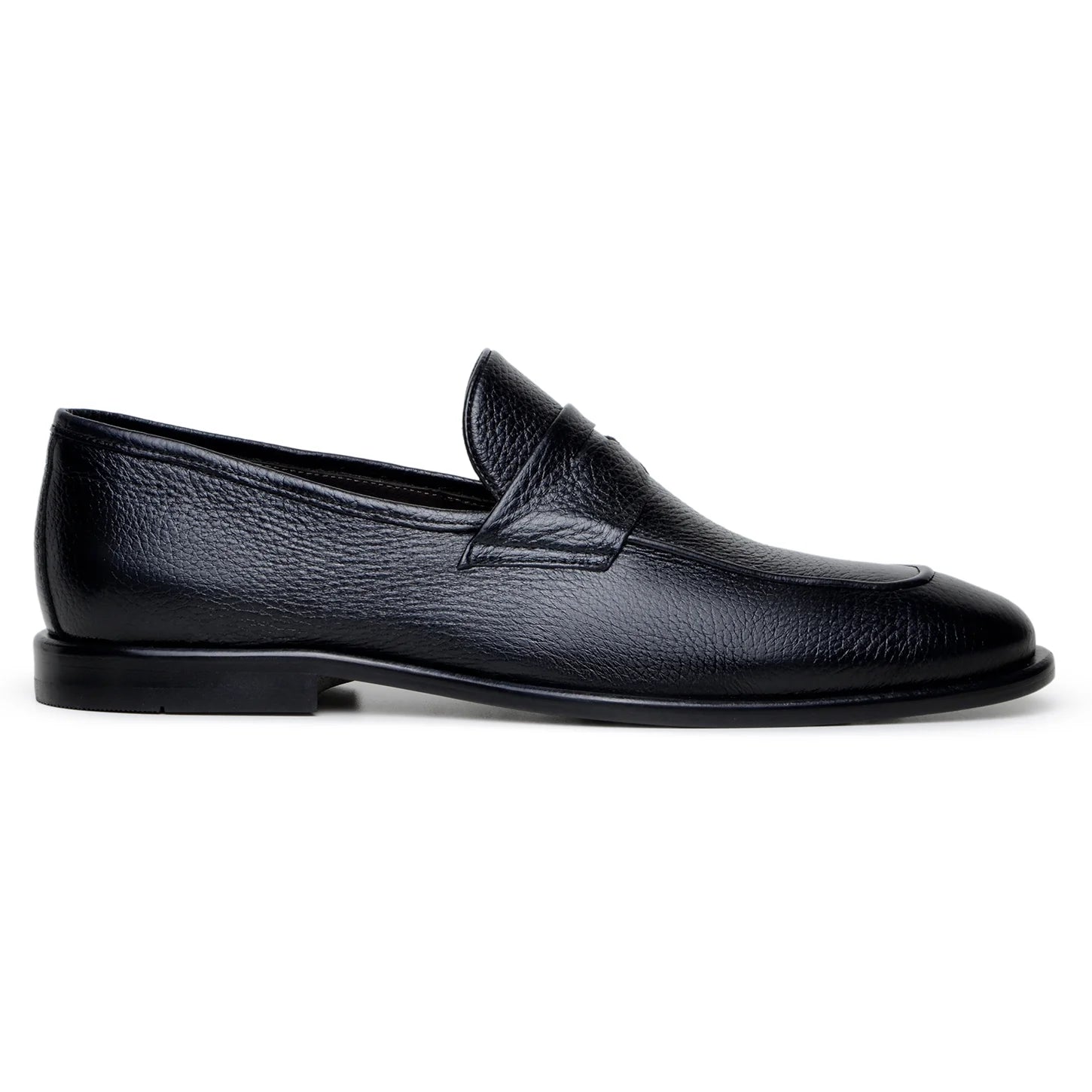 Belvedere Men's Shoes Slip On NOHR Italian luxury Deerskin Black