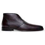 Belvedere Axel Boot Italian Deer skin, Nappa Soft Leather Lace Up Brown