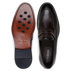 Belvedere Men's Shoes Slip On NOHR Italian luxury Deerskin Brown