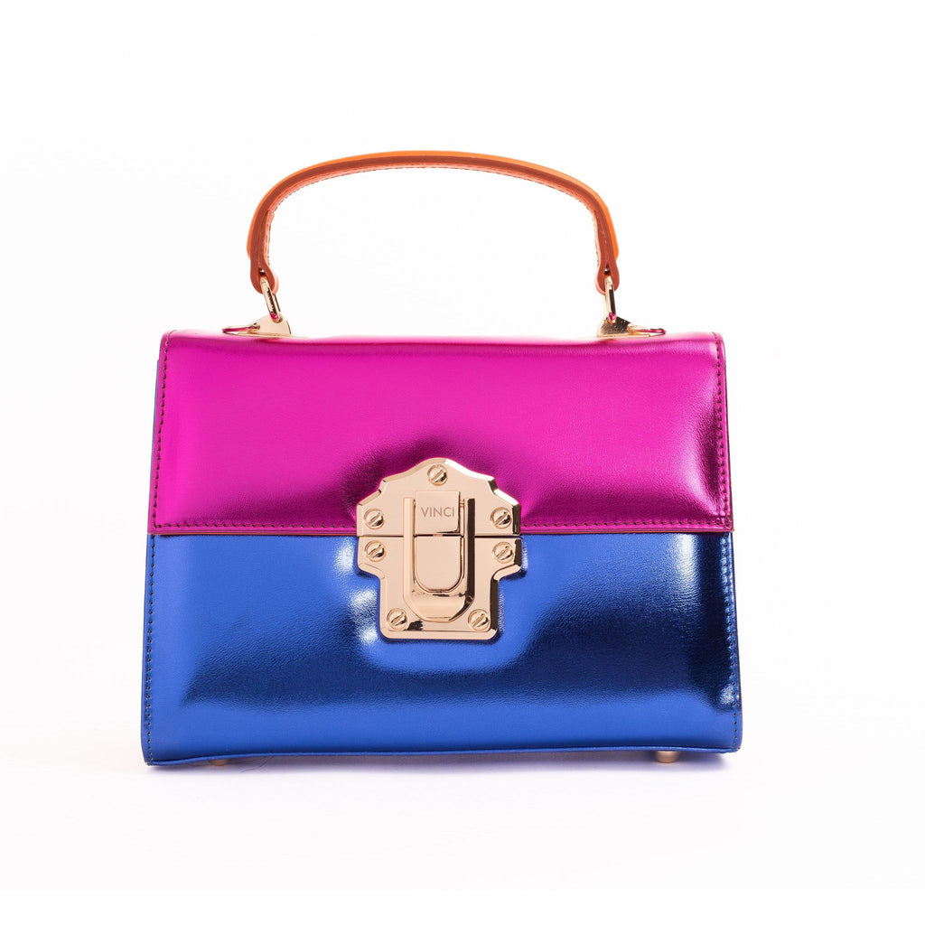The Duffryn Fuschia Leather Handbag