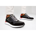 The Rakka Black & Red Leather Men Sneaker Final Sale!