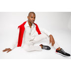 The Rakka Black & Red Leather Men Sneaker Final Sale!