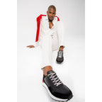 The Rakka Black & Red Leather Men Sneaker Final Sale!